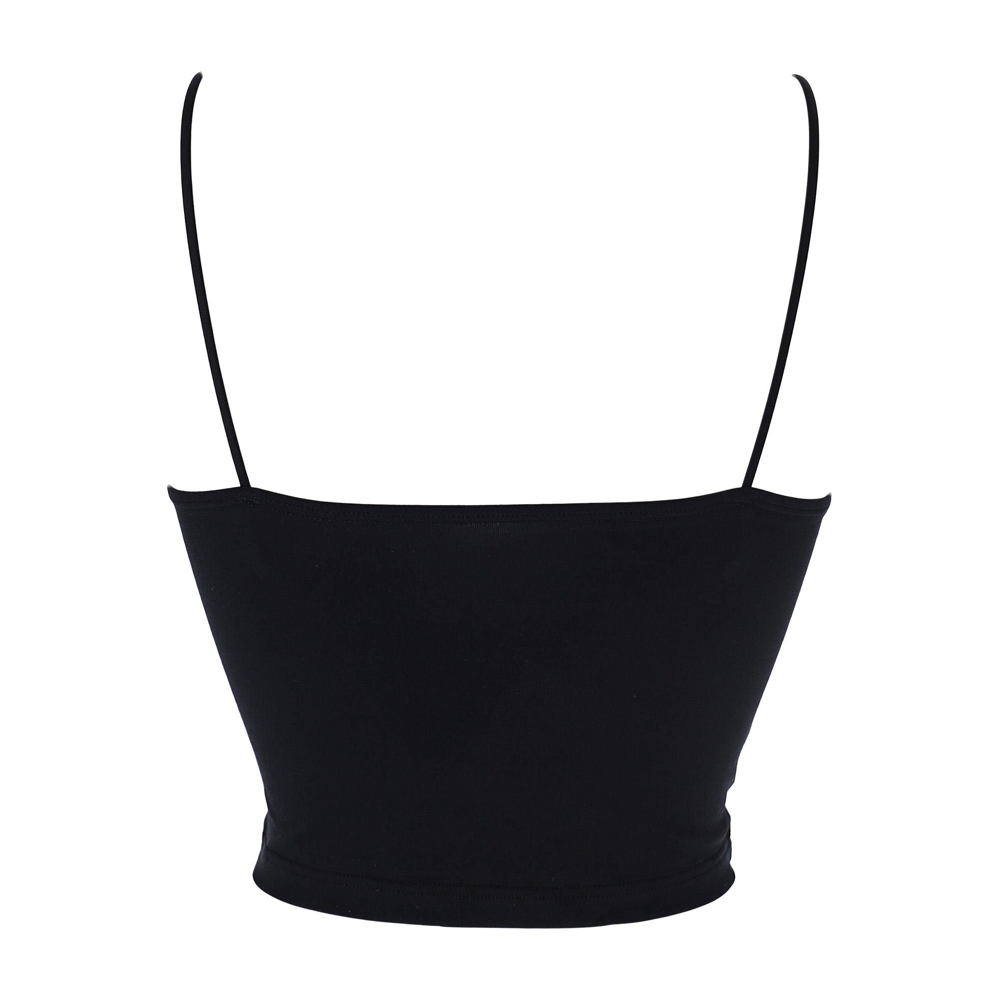 Top Donna Cotonella Nero ADB80_00002_5
