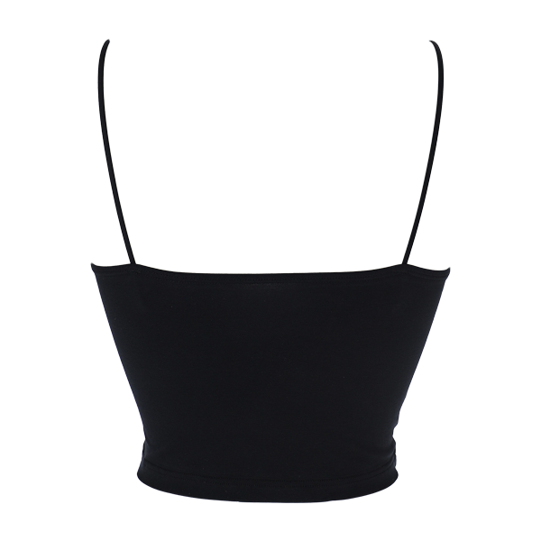 Top Donna Cotonella Nero ADB80_00002_5