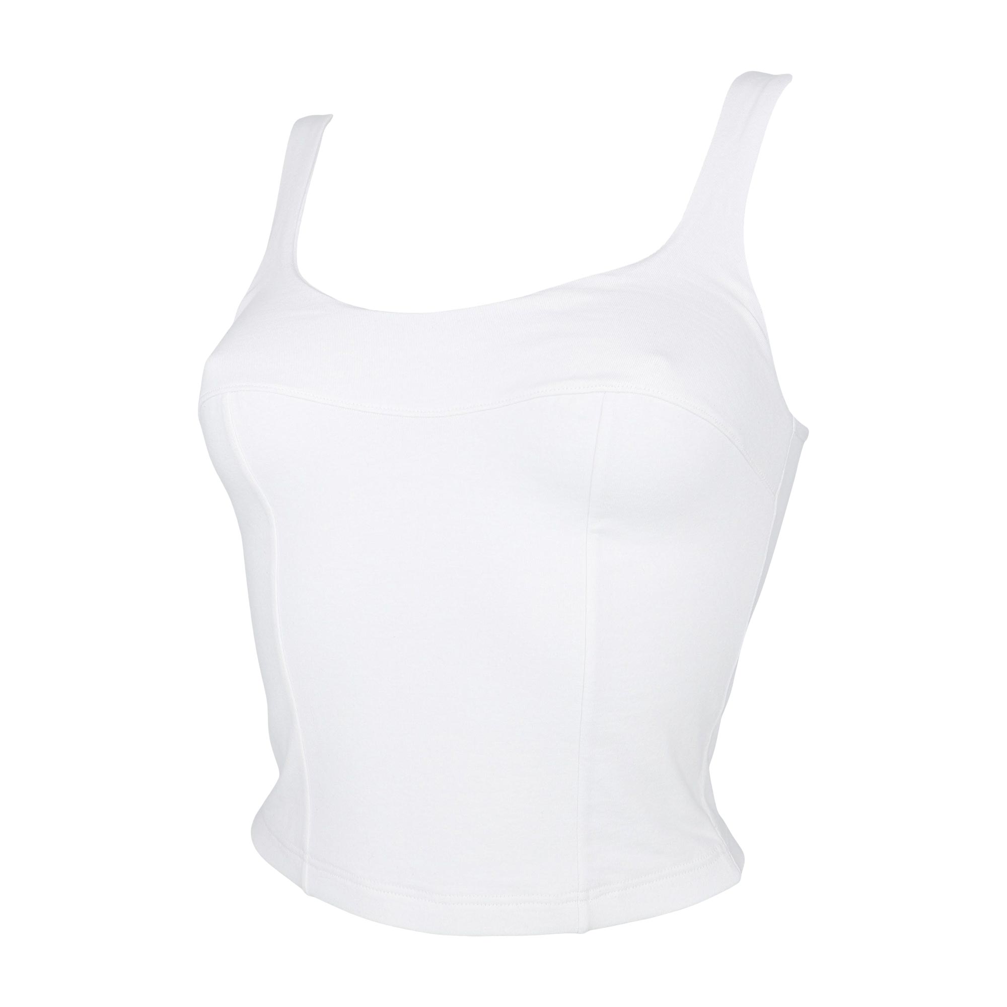 Top Donna Cotonella Bianco ADB84_00001_4
