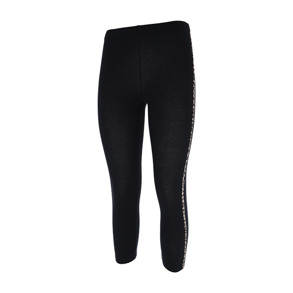 Leggings 3/4 Donna Cotonella Nero ADB90_00002_4