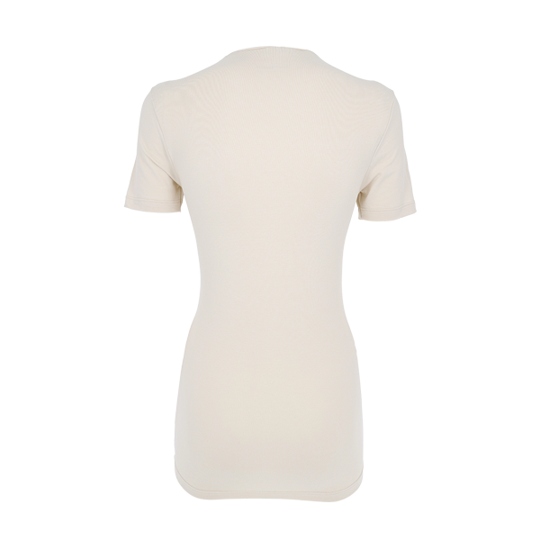 Maglia Lupetto Manica Corta Donna Cotonella Crema ADB94_00143_5