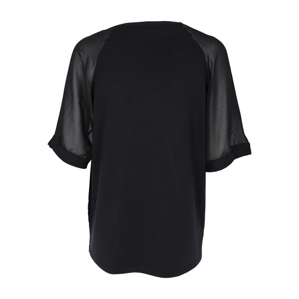 Maglia Scollo A Barchetta Manica Corta Donna Cotonella Nero ADC06_00002_5