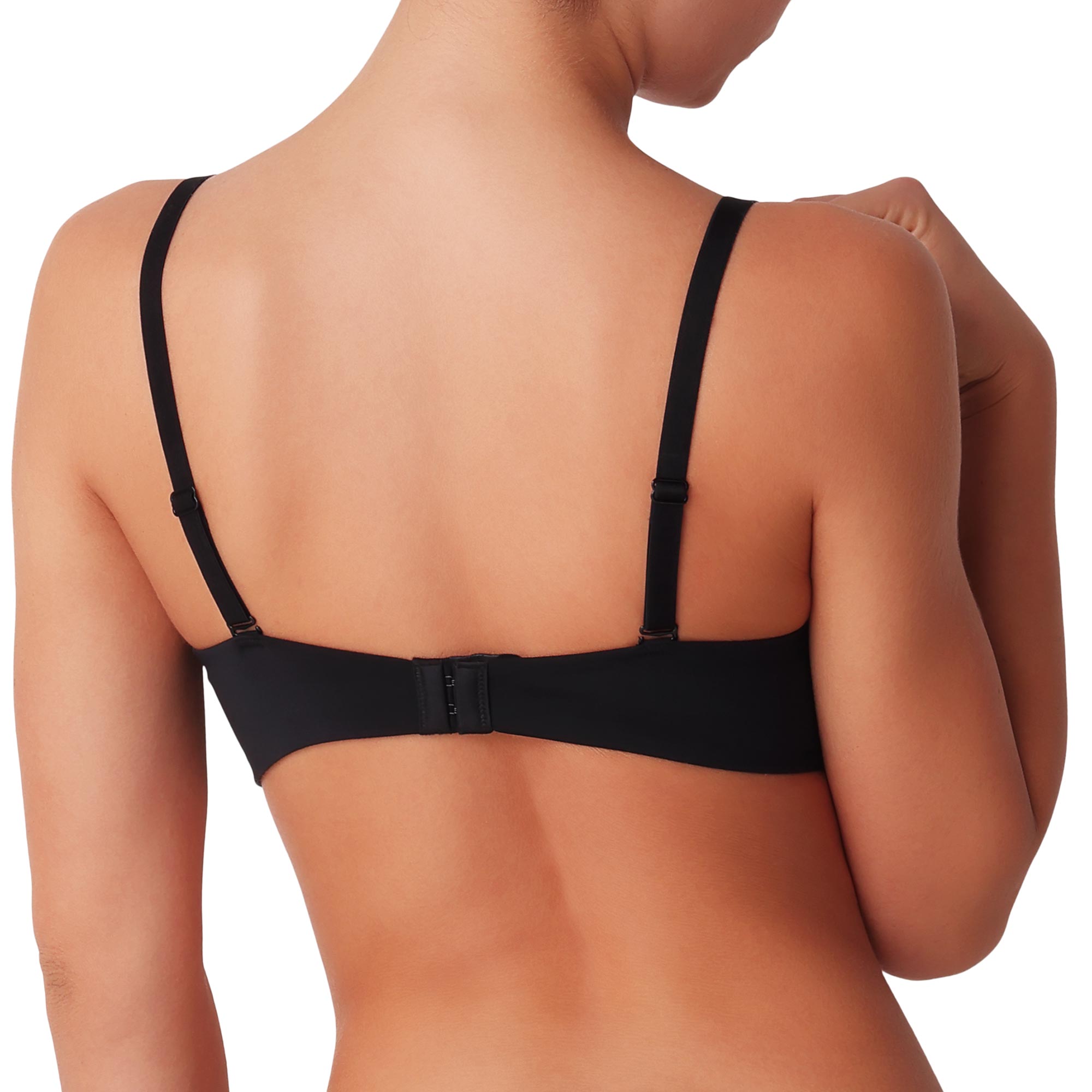 Reggiseno Imbottito Senza Ferretto Donna Cotonella Nero ADC16_00002_2