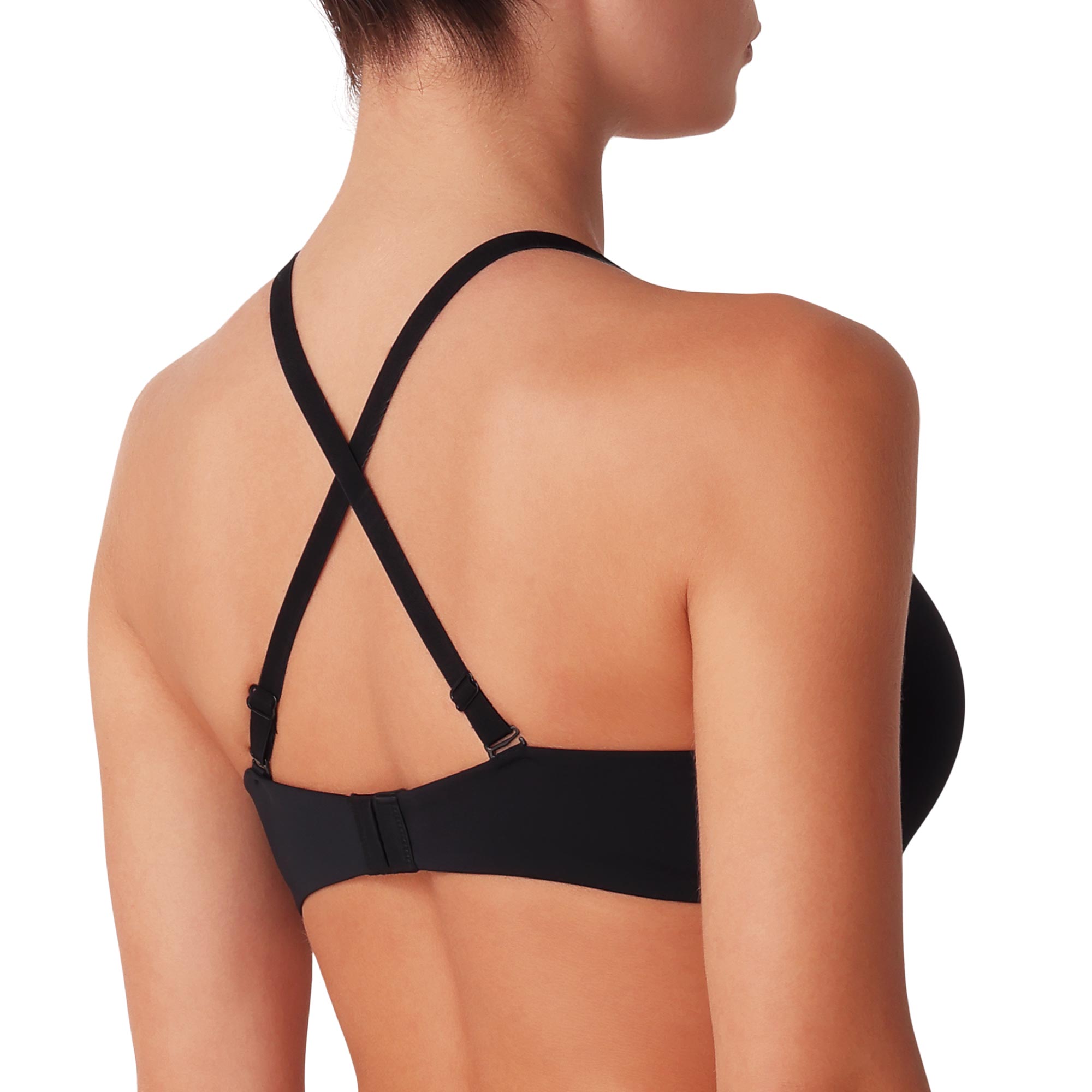 Reggiseno Imbottito Senza Ferretto Donna Cotonella Nero ADC16_00002_3