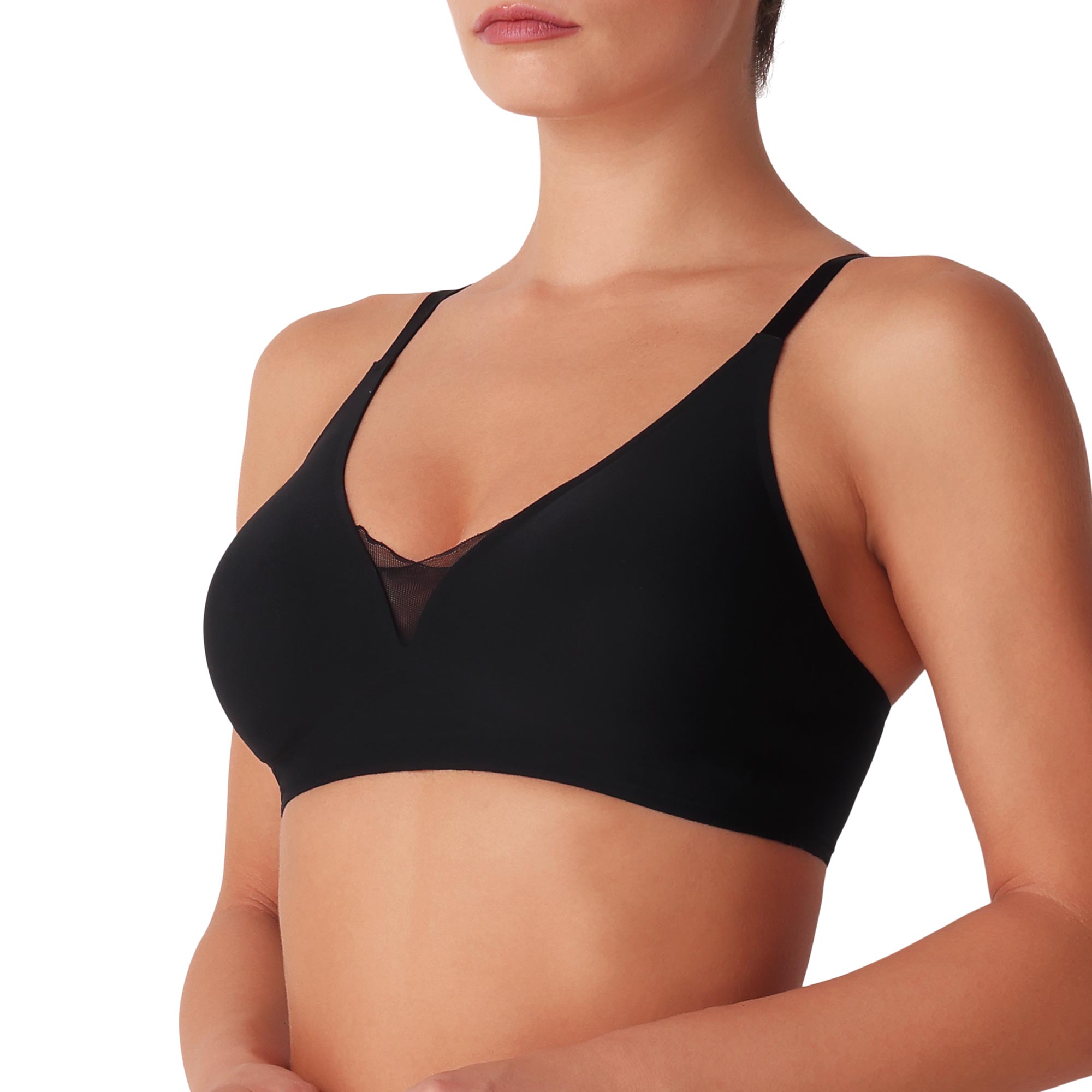 Reggiseno Comfort Donna Cotonella Nero ADC18_00002