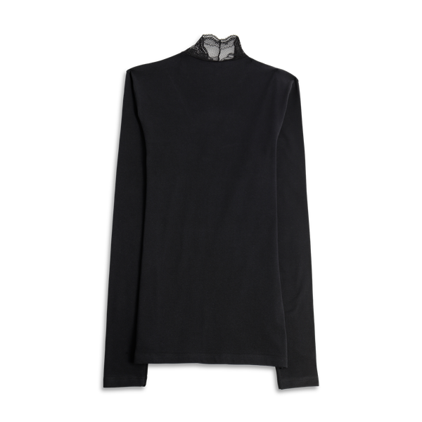 Maglia Lupetto Manica Lunga Donna Cotonella Nero ADC35_00002_3