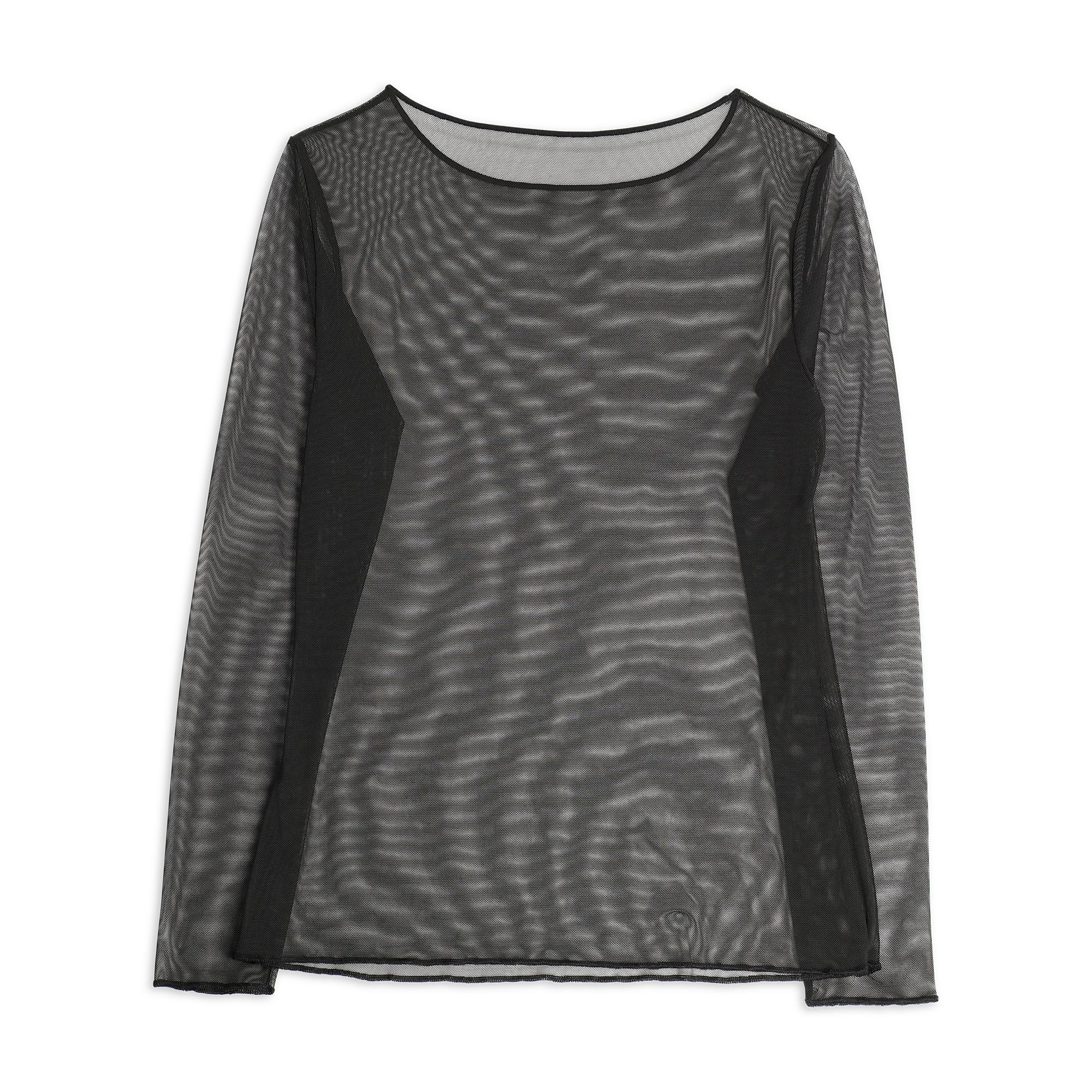 Maglia Girocollo Manica Lunga Donna Cotonella Nero ADC40_00002_3