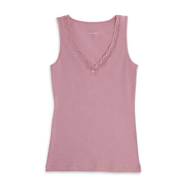 Canotta Donna Cotonella Malva ADC47_00012