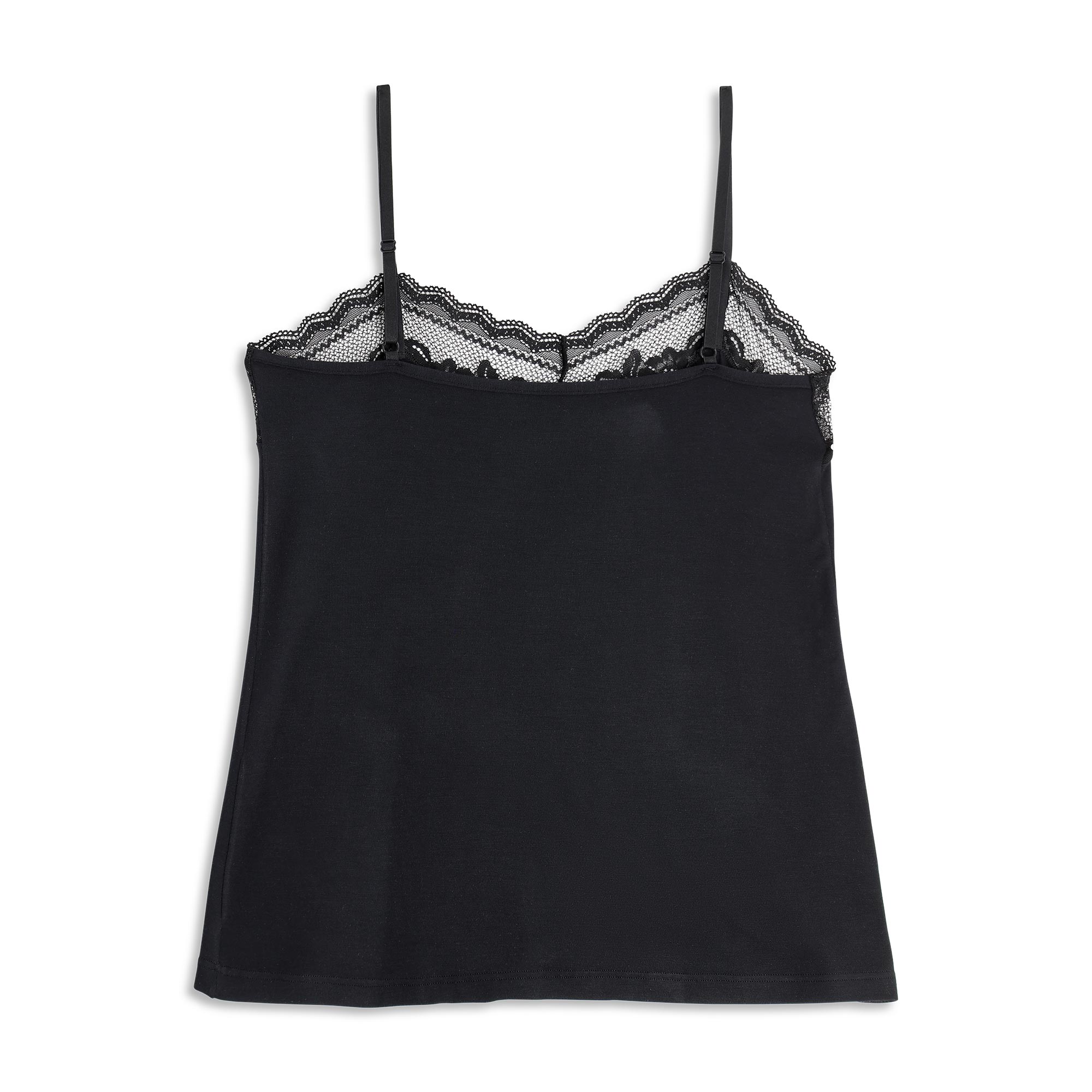 Top Donna Cotonella Nero ADC59_00002_4