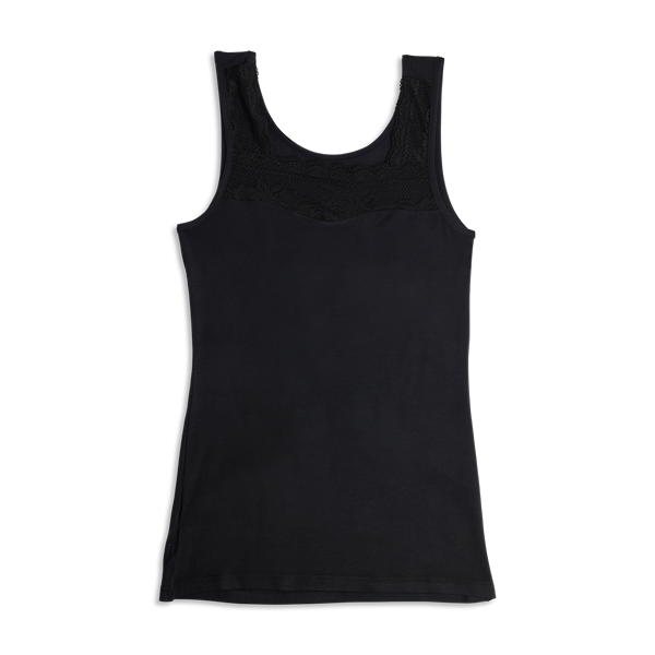 Canotta Donna Cotonella Nero ADC60_00002_3