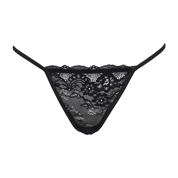 String Donna Cotonella Nero ADC65_00002_3