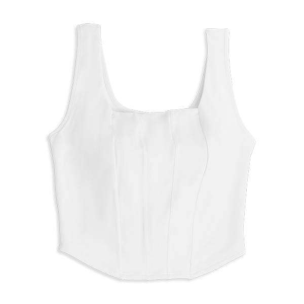 Crop Top Donna Cotonella Bianco ADC67_00001_3