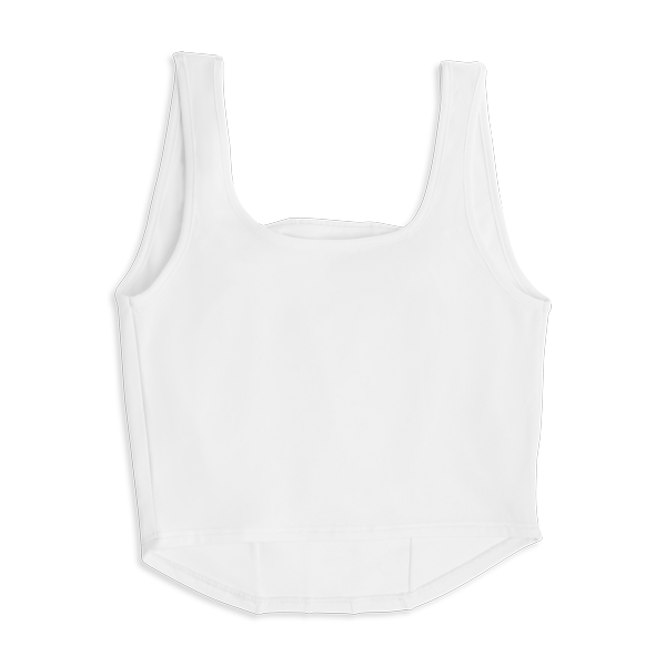 Crop Top Donna Cotonella Bianco ADC67_00001_4