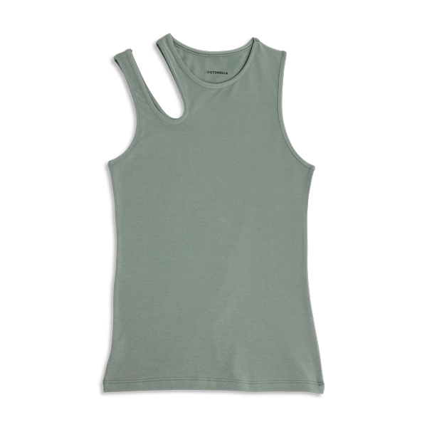 Canotta Donna Cotonella Verde ADC70_00009_3
