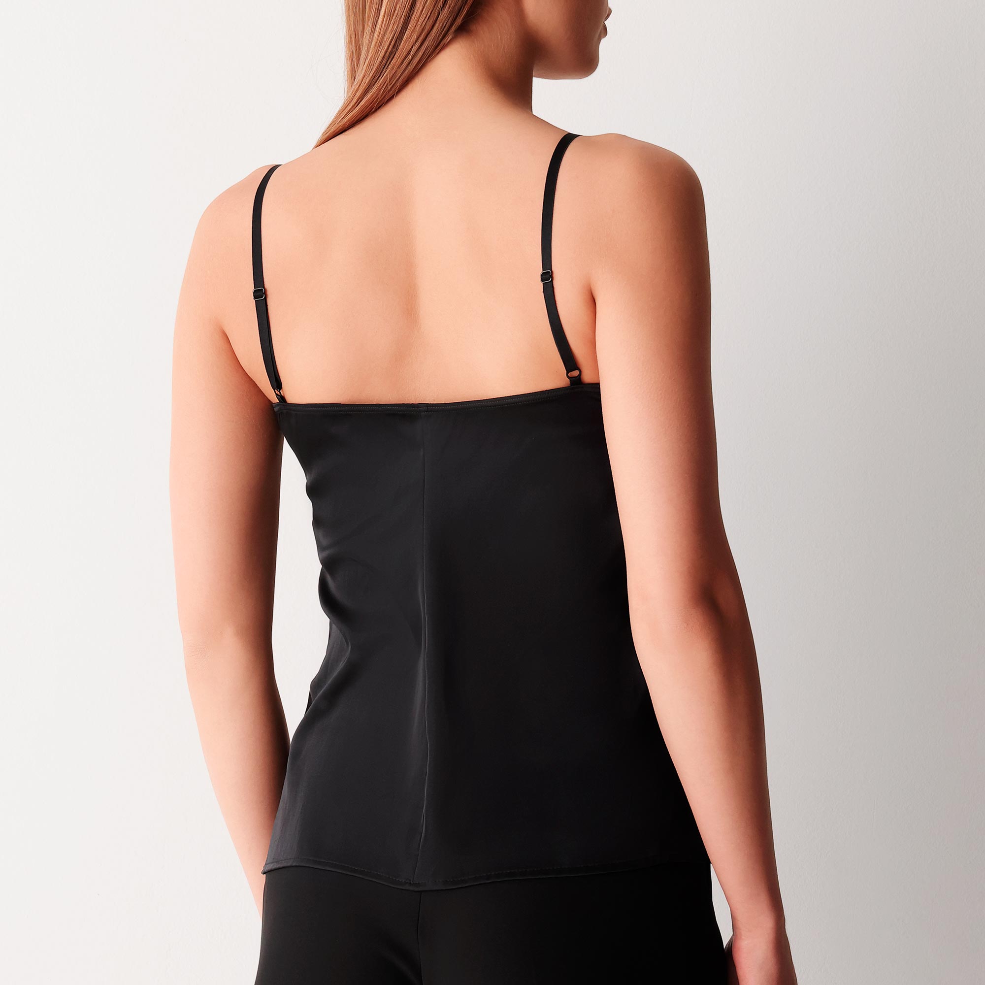 Top Donna Cotonella Nero ADC74_00002_2