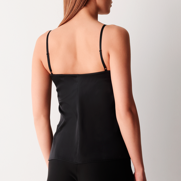 Top Donna Cotonella Nero ADC74_00002_2