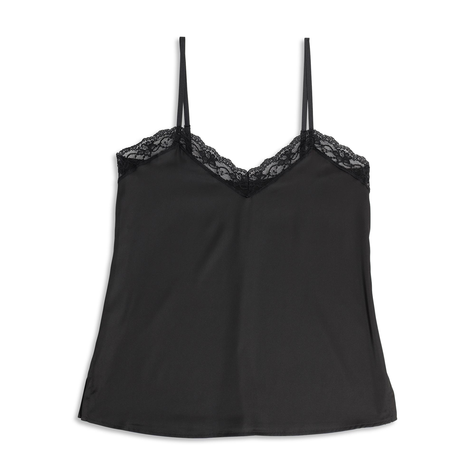 Top Donna Cotonella Nero ADC74_00002_3