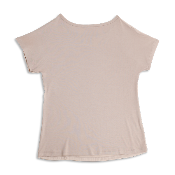 Maglia Girocollo Manica Corta Donna Cotonella Cipria ADC76_00141_4