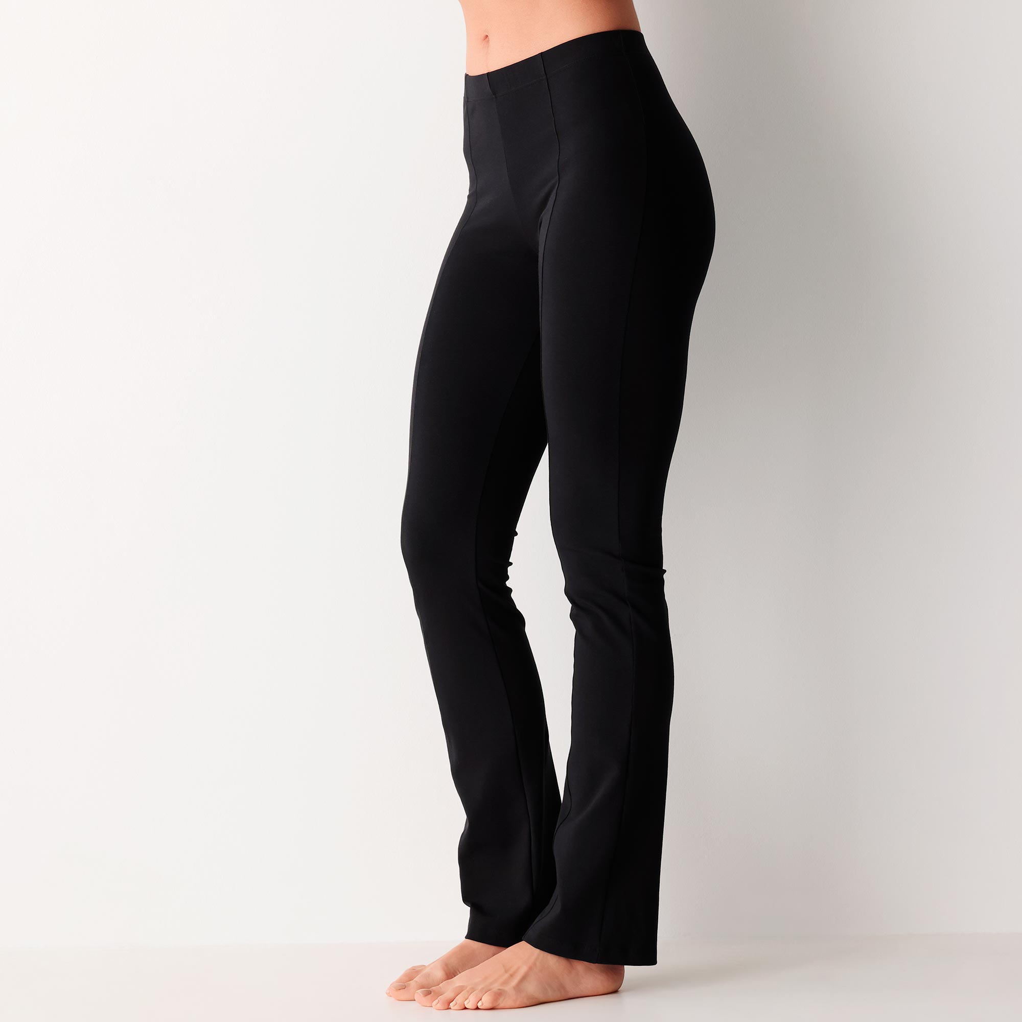 Pantalone Donna Cotonella Nero ADC81_00002_2
