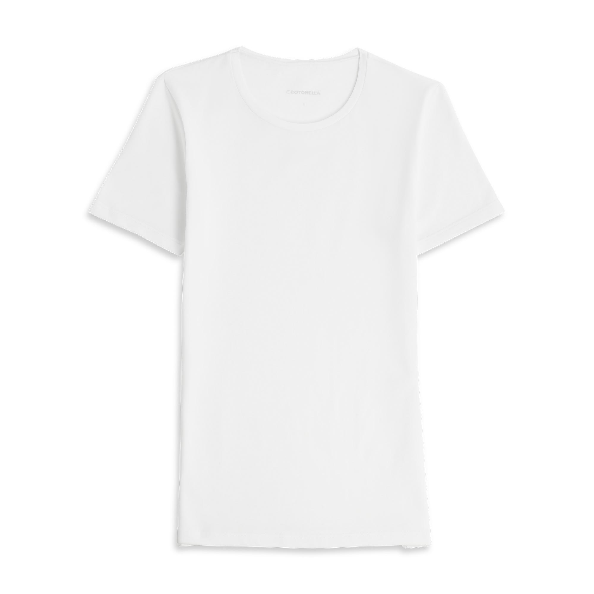 Maglia Girocollo Manica Corta Donna Cotonella Bianco ADD20_00001