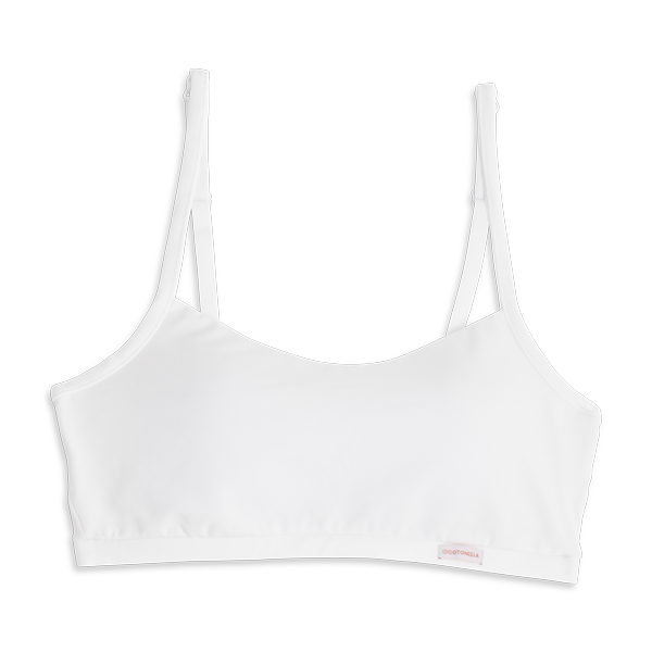 Brassiere Con Coppe Estraibili - Jenny Donna Cotonella Bianco ADD22_00001_3
