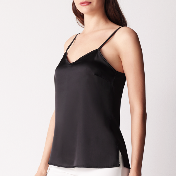 Top Donna Cotonella Nero ADD40_00002