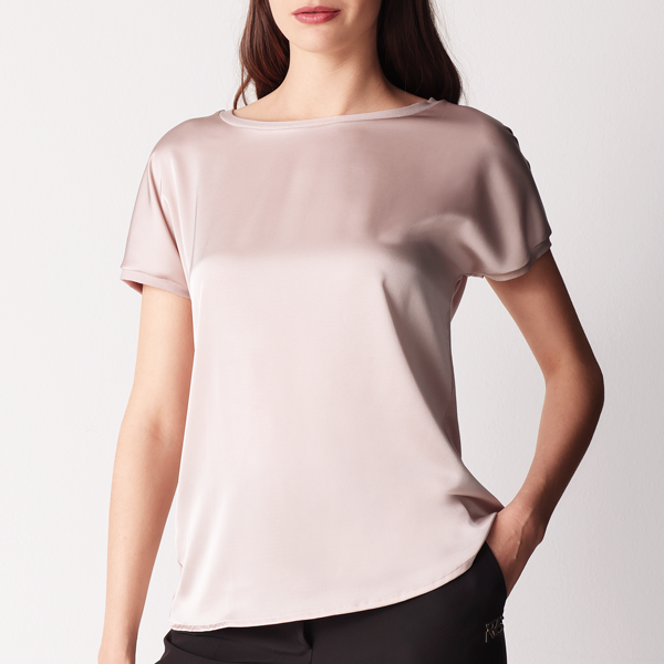 Maglia Girocollo Manica Corta Donna Cotonella