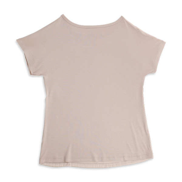 Maglia Girocollo Manica Corta Donna Cotonella Cipria ADD41_00141_4