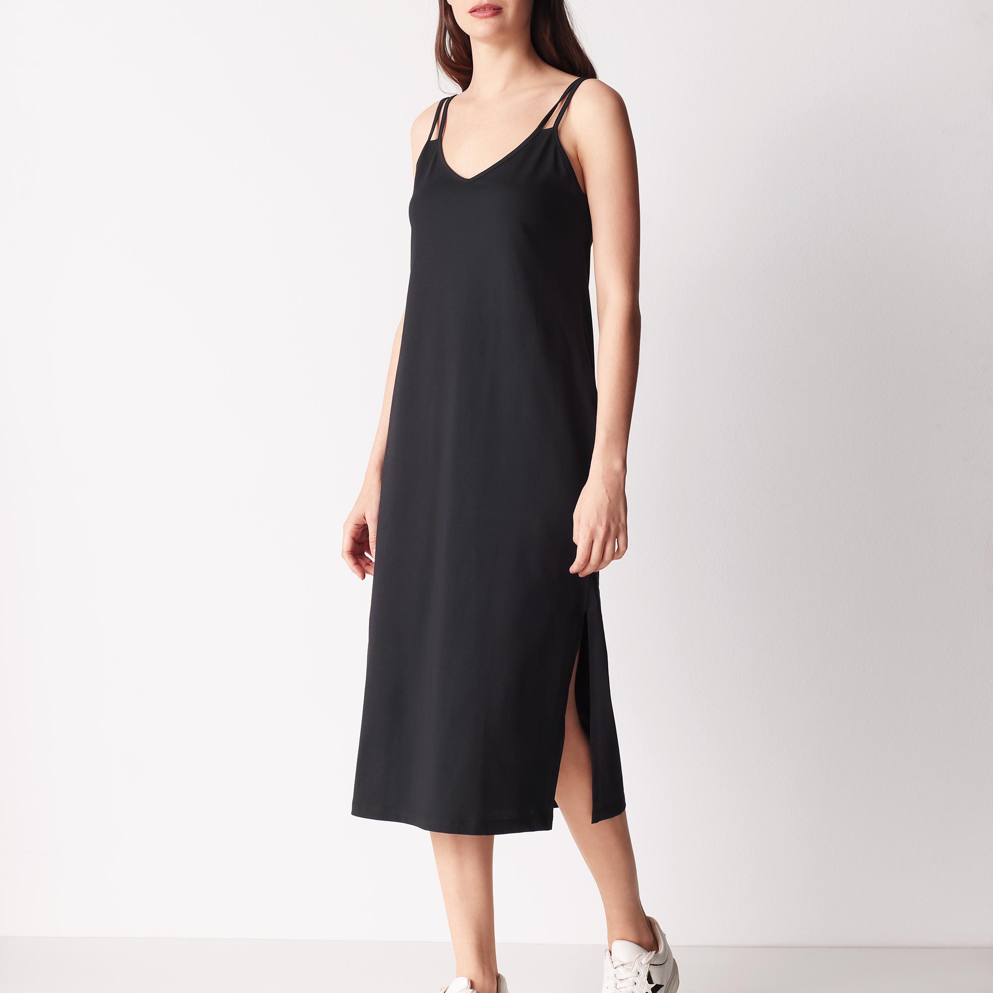 Abito Donna Cotonella Nero ADD42_00002