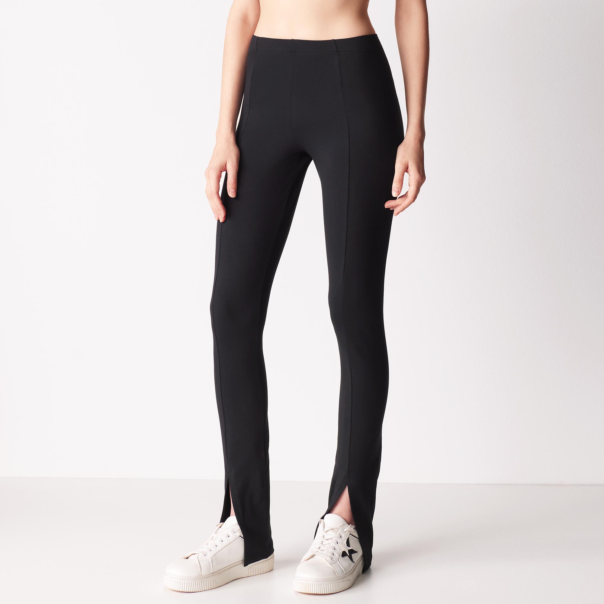 Pantaloni Donna Cotonella Nero ADD45_00002