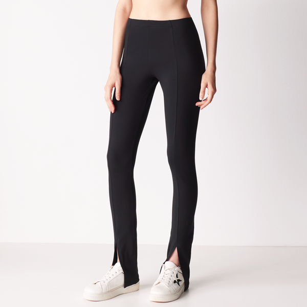 Pantaloni Donna Cotonella Nero ADD45_00002