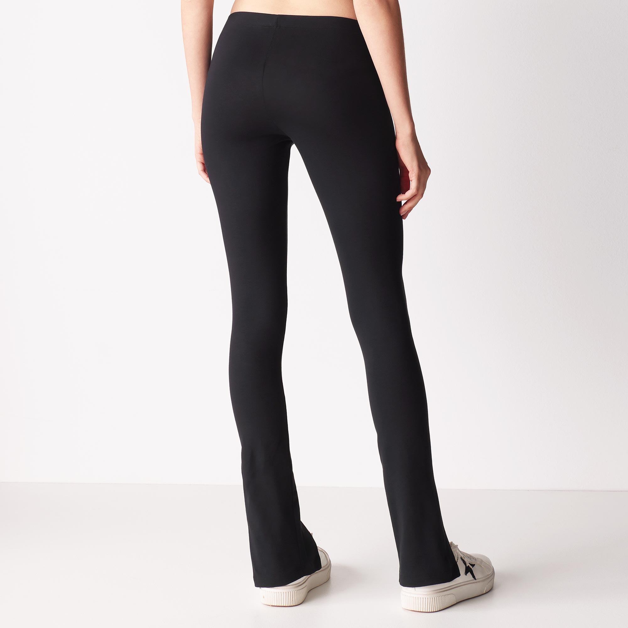 Pantaloni Donna Cotonella Nero ADD45_00002_2