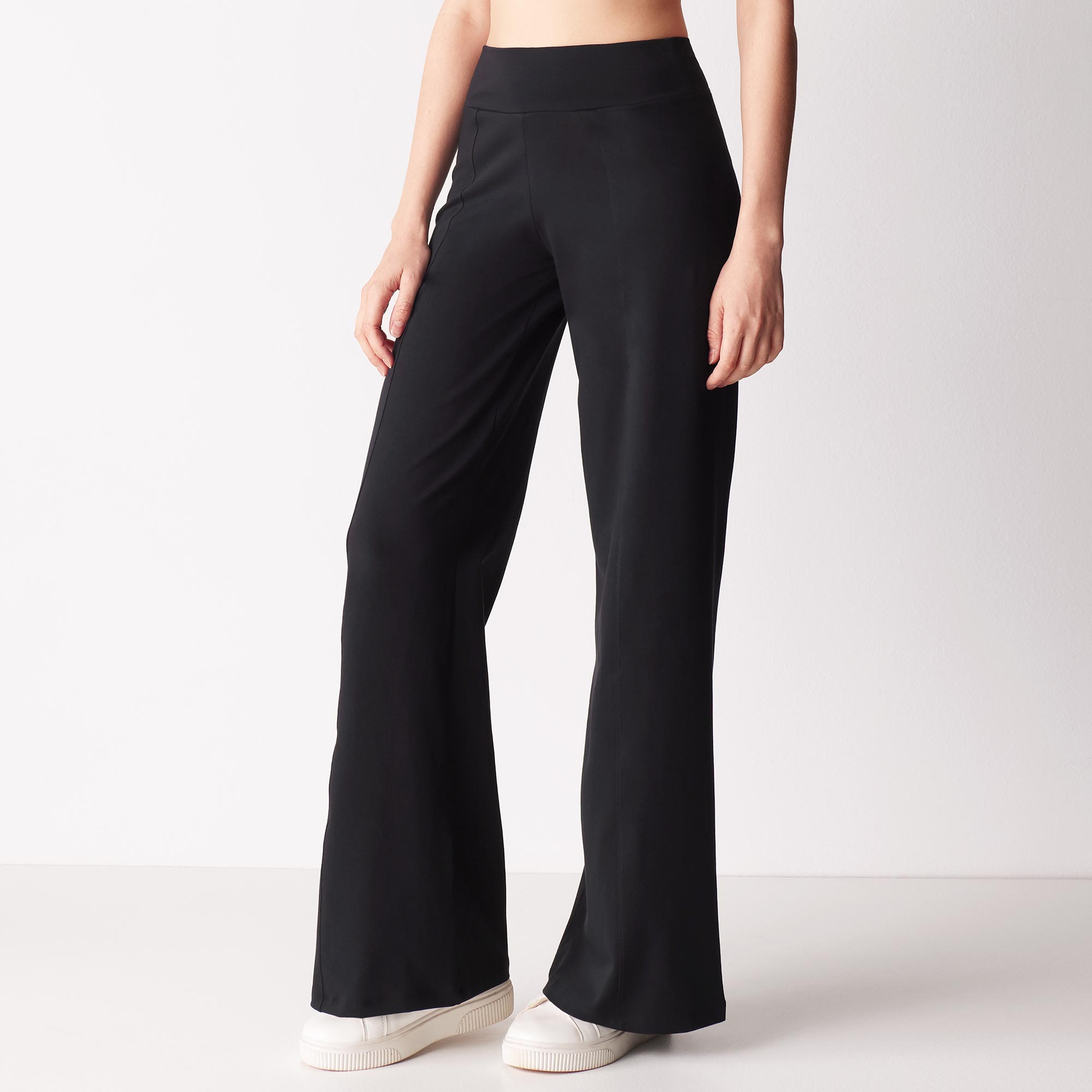 Pantaloni Donna Cotonella Nero ADD47_00002