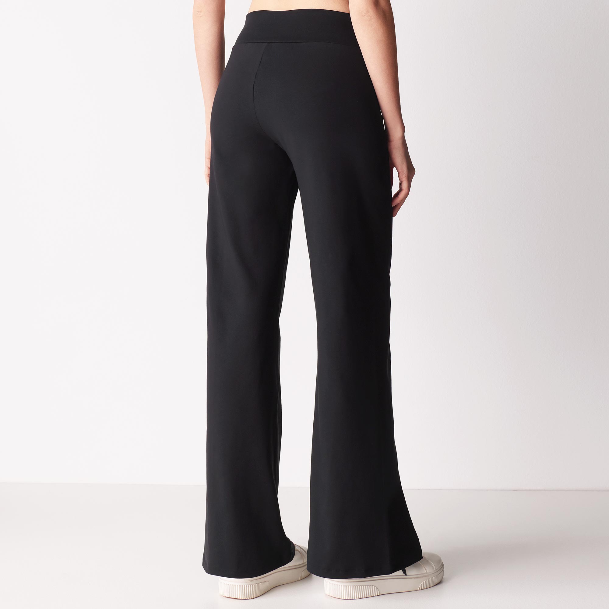 Pantaloni Donna Cotonella Nero ADD47_00002_2