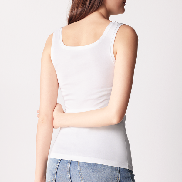 Canotta Donna Cotonella Bianco ADD49_00001_2