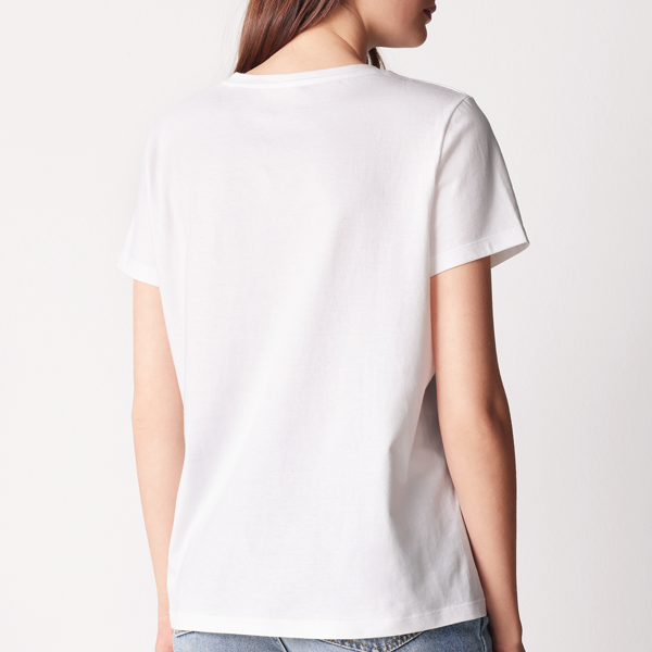 Maglia Girocollo Manica Corta Donna Cotonella Bianco ADD50_00001_2