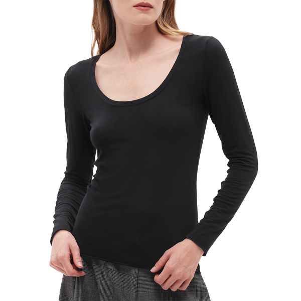 Maglia Girocollo Manica Lunga Donna Cotonella