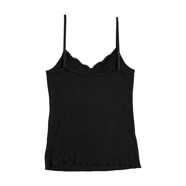 Top Donna Cotonella Nero ADD54_00002_2