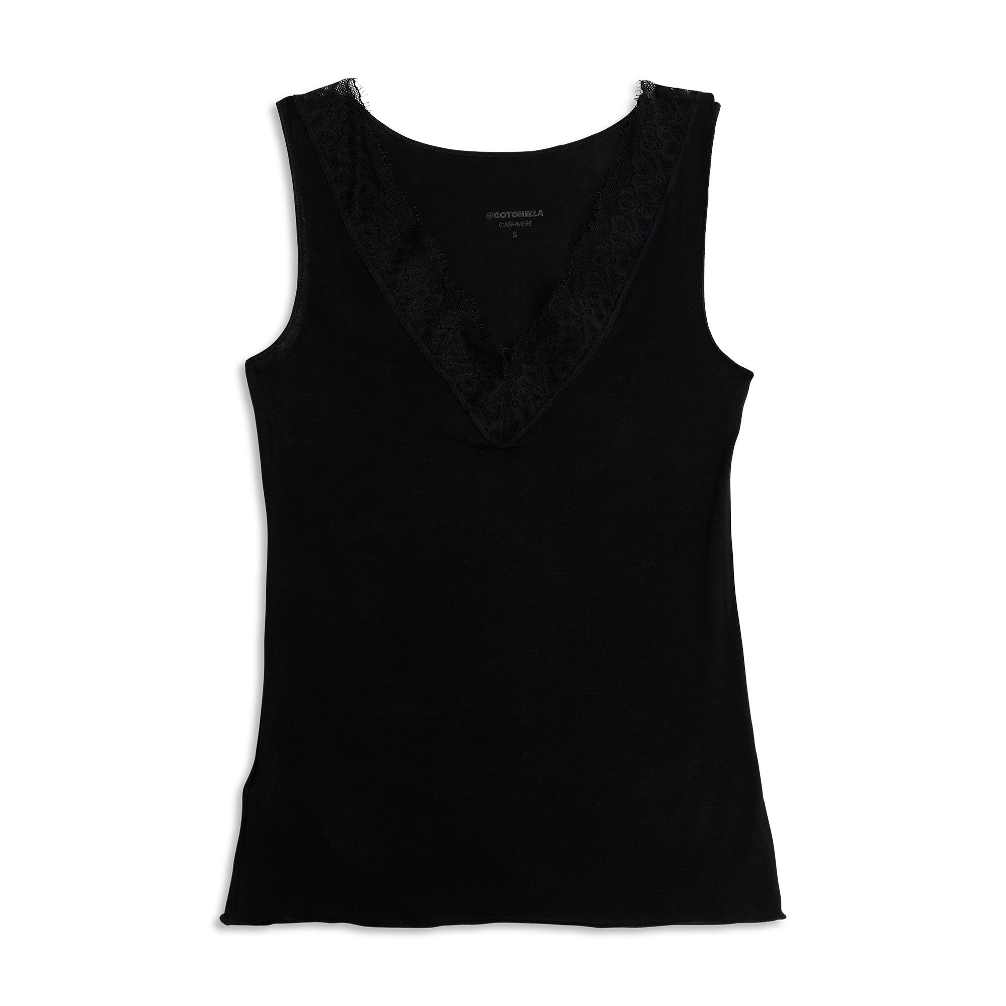 Canotta Donna Cotonella Nero ADD55_00002_3