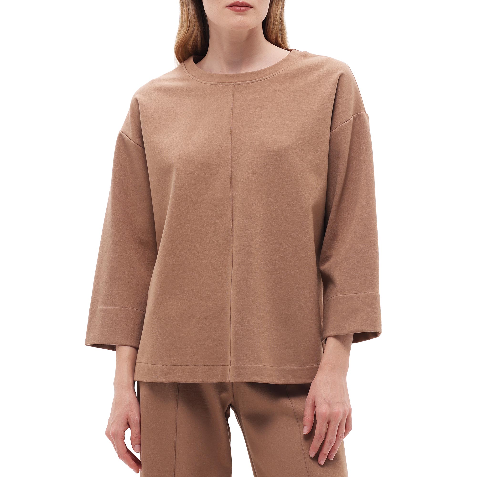 Felpa Donna Cotonella Marrone ADD60_00015