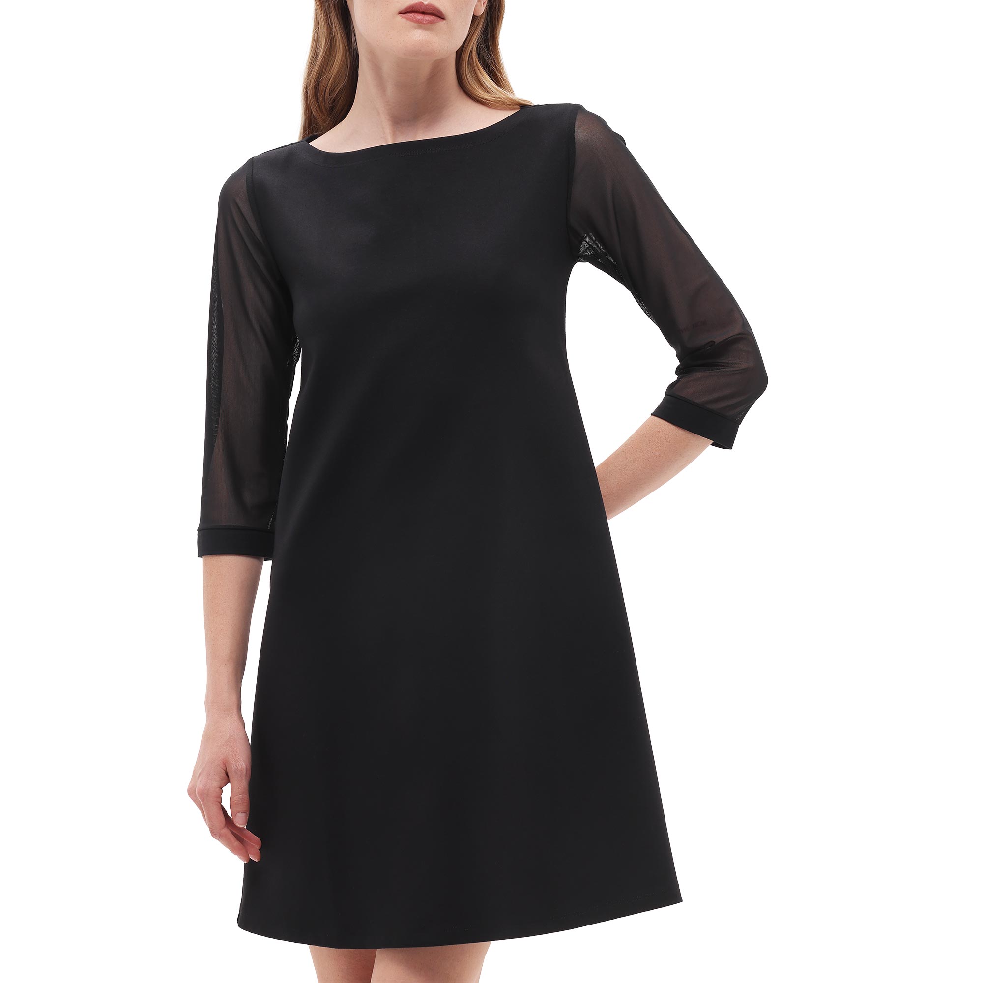 Abito Donna Cotonella Nero ADD63_00002
