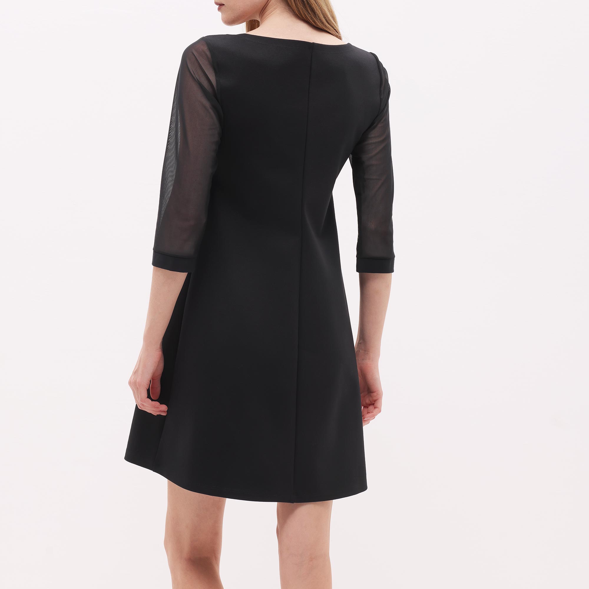 Abito Donna Cotonella Nero ADD63_00002_2