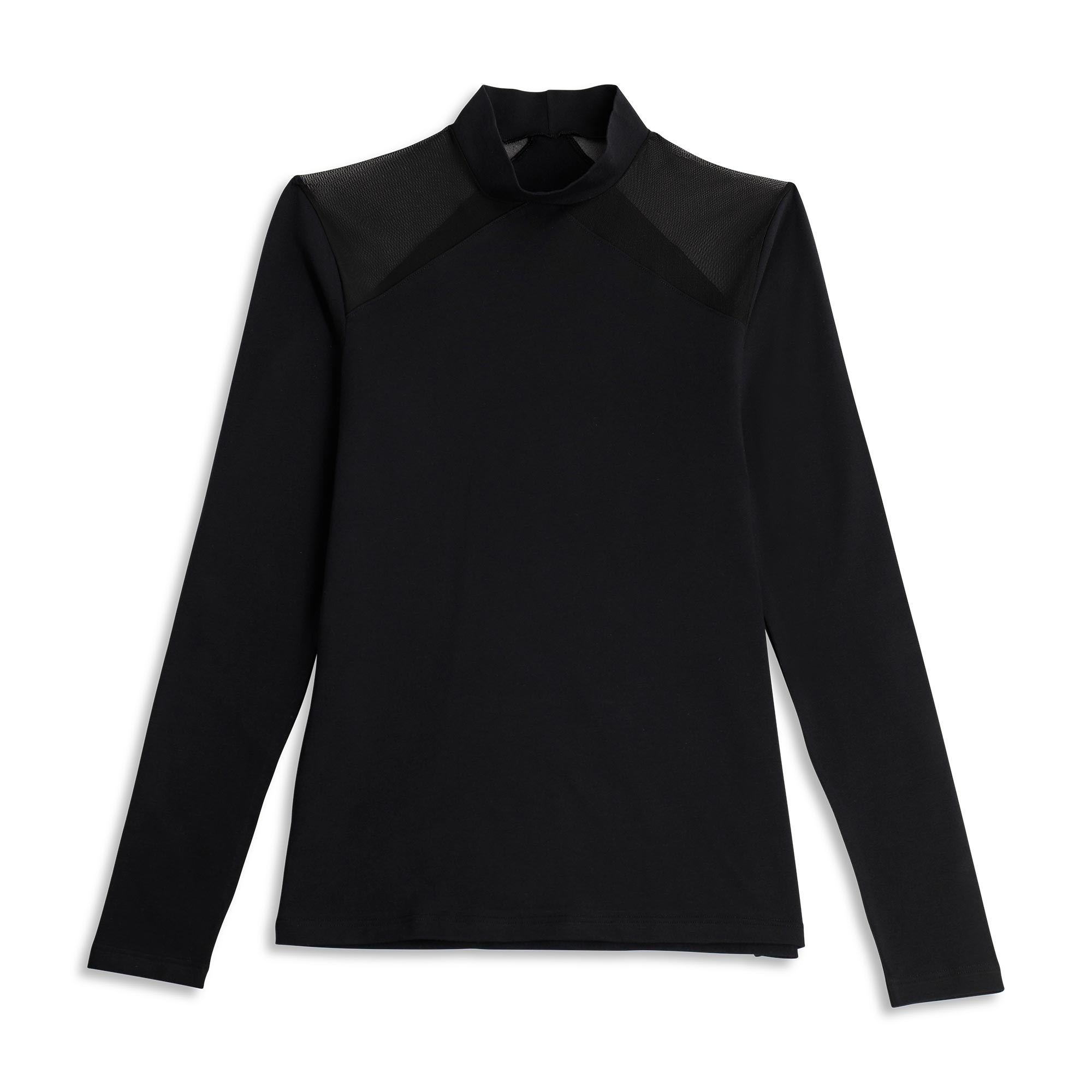 Maglia Lupetto Manica Lunga Donna Cotonella Nero ADD67_00002_3