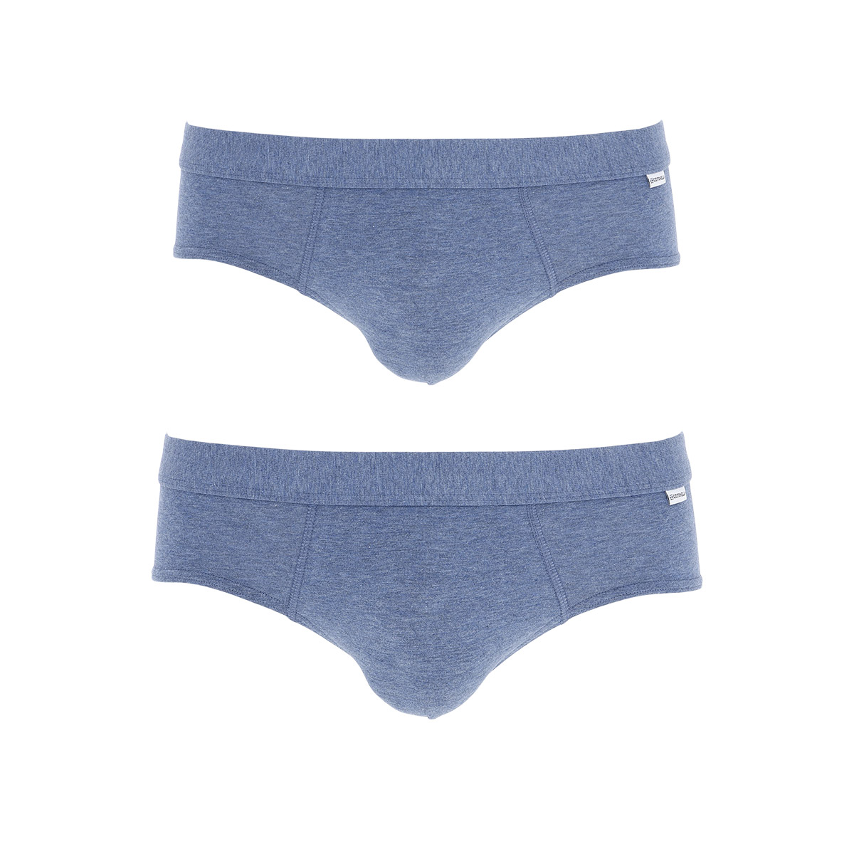 2 Slip Uomo Cotonella Blu Jeans Melan AU294K2_K0014_3