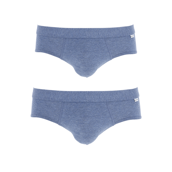 2 Slip Uomo Cotonella Blu Jeans Melan AU294K2_K0014_3