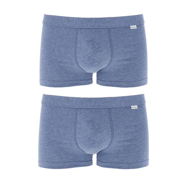 2 Boxer Uomo Cotonella Blu Jeans Melan AU295K2_K0014_3