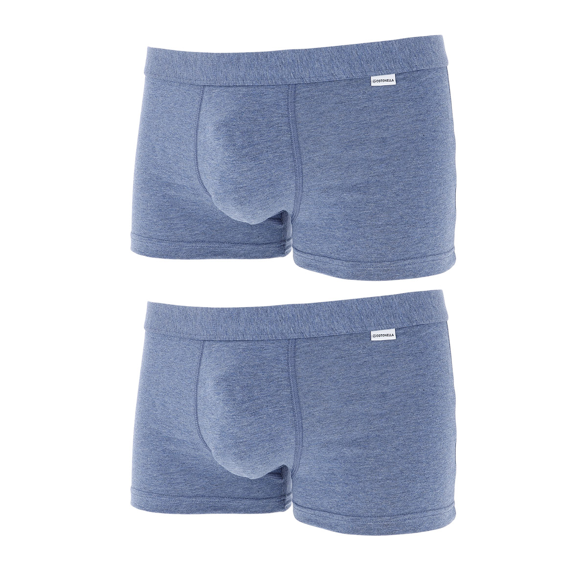2 Boxer Uomo Cotonella Blu Jeans Melan AU295K2_K0014_4