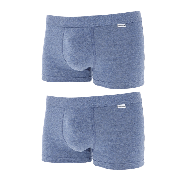 2 Boxer Uomo Cotonella Blu Jeans Melan AU295K2_K0014_4