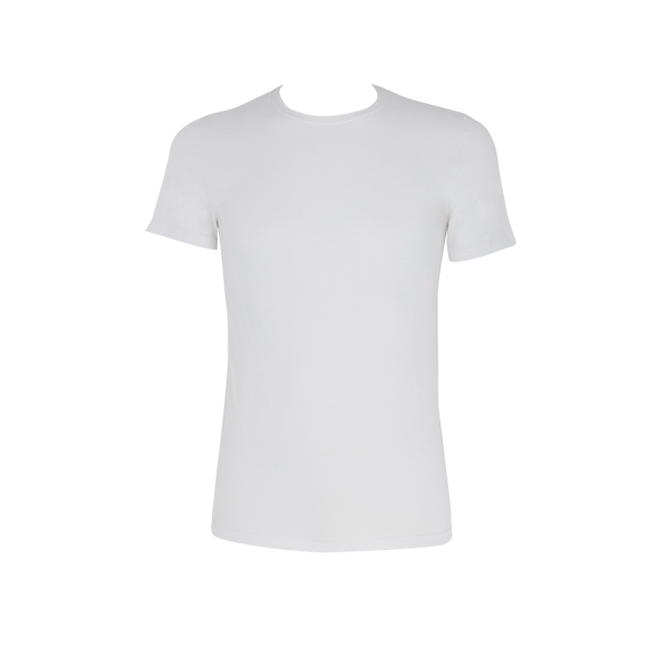 Maglia Girocollo Manica Corta Uomo Cotonella Bianco AU298_00001_2