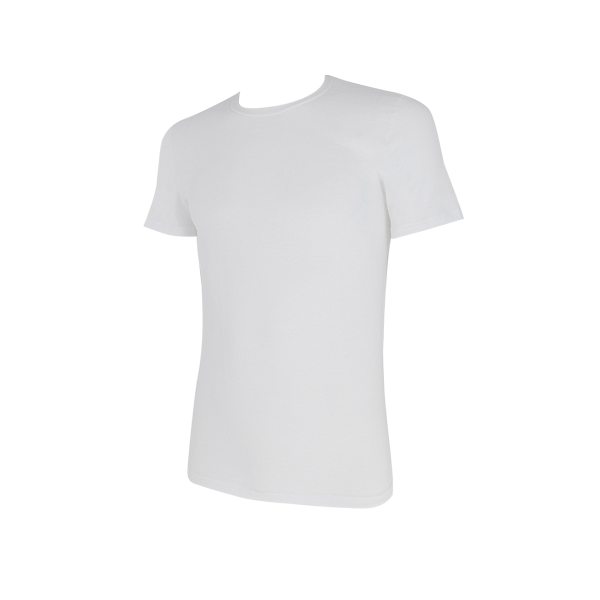 Maglia Girocollo Manica Corta Uomo Cotonella Bianco AU298_00001_3